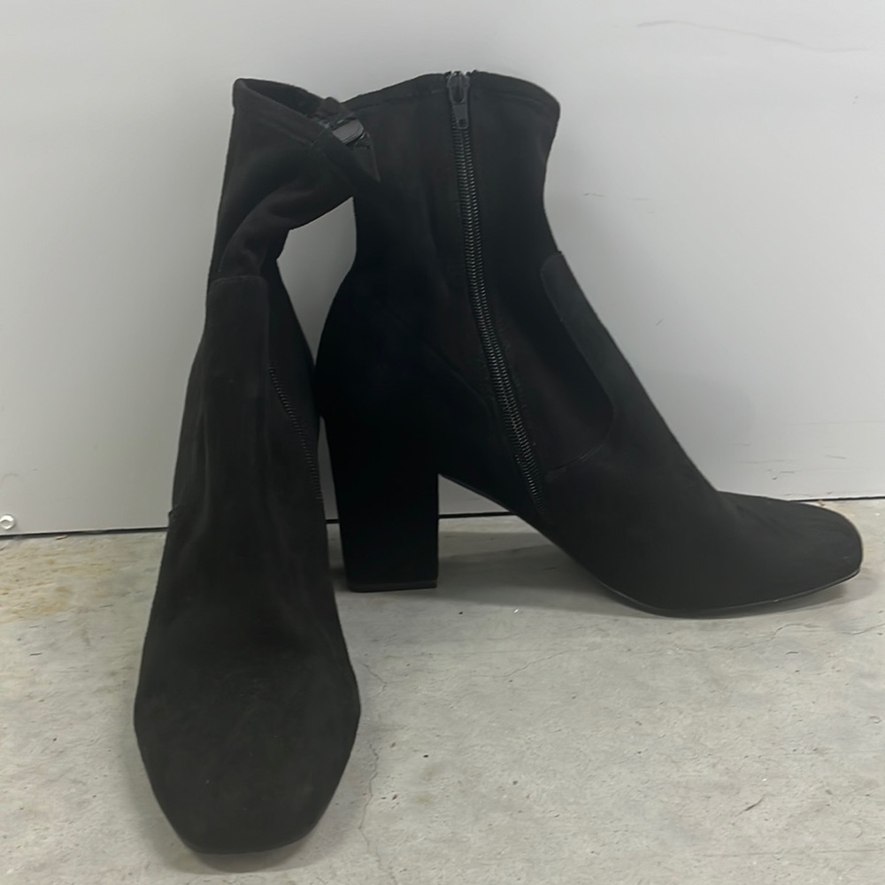 Black low cut boots